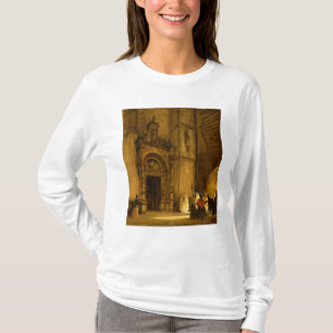 Side portal of Como Cathedral, 1850 T-Shirt
