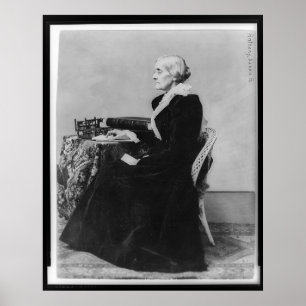 Side Portrait of Susan B. Anthony Poster