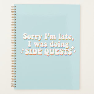  Side Quests – Retro Gamer Humour Planner