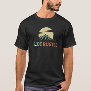 Side Rustle Mountain Hiking For Women T-Shirt