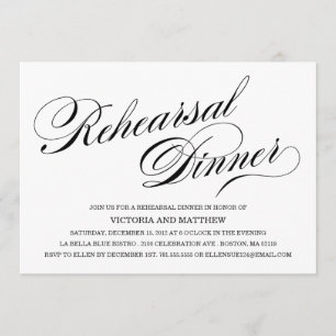 SIDE SCRIPT   REHEARSAL DINNER INVITATION