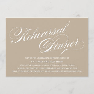 SIDE SCRIPT   REHEARSAL DINNER INVITATION
