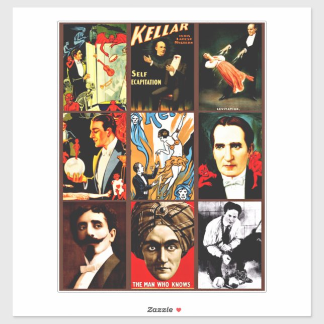 side show freaks magicians illusionists psychics (Sheet)