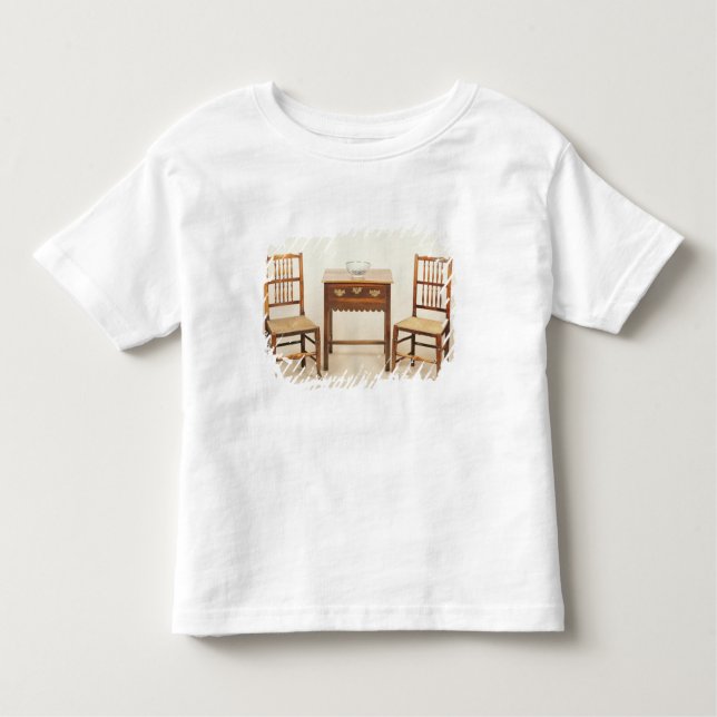 Side table and pair of spindle back chairs toddler T-Shirt (Front)