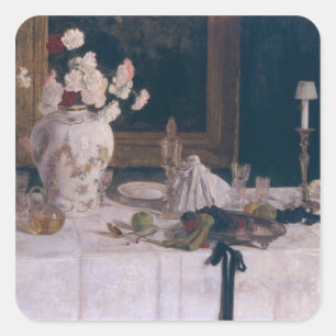 Side Table Square Sticker