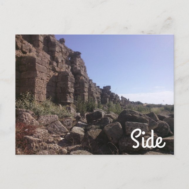 Side (Turkey) Postcard (Front)