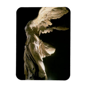 Side view of the Victory of Samothrace (Parian mar Magnet