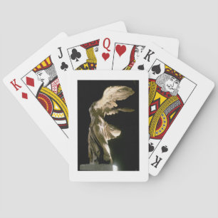 Side view of the Victory of Samothrace (Parian mar Playing Cards