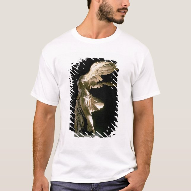 Side view of the Victory of Samothrace (Parian mar T-Shirt (Front)