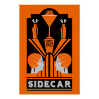 Sidecar Cocktail Art Deco