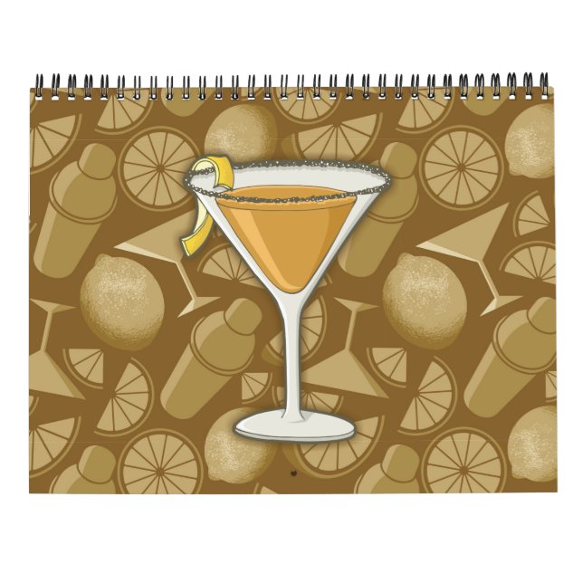 Sidecar cocktail calendar (Back)