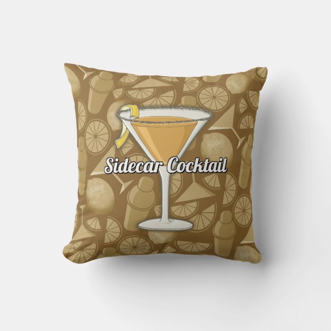 Sidecar Cocktail Cushion (Front)