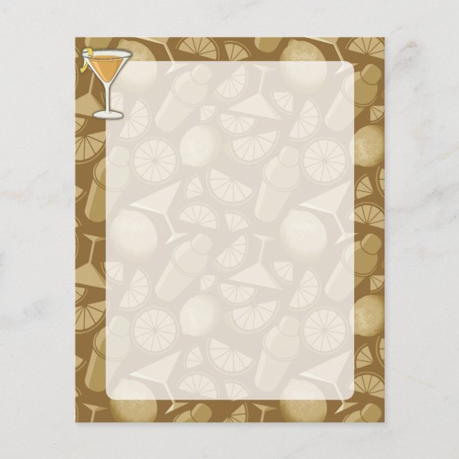 Sidecar cocktail flyer (Front)