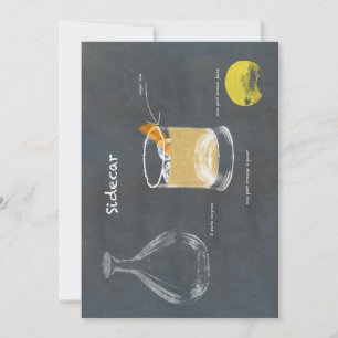Sidecar Cocktail Invitation
