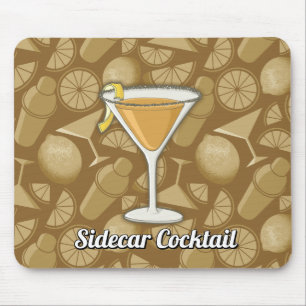 Sidecar cocktail mouse pad