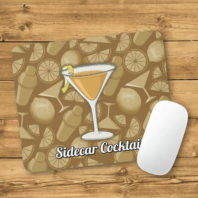 Sidecar cocktail mouse pad (Creator Uploaded)