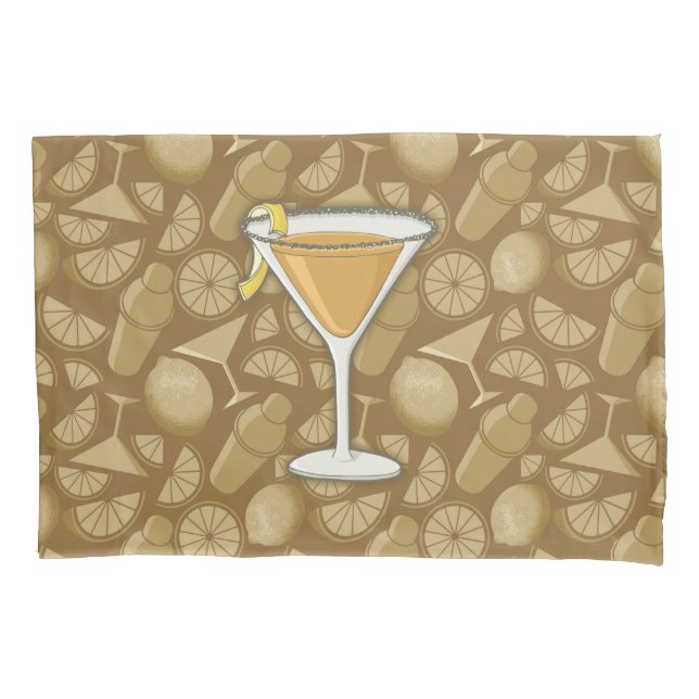 Sidecar cocktail pillowcase (Front)