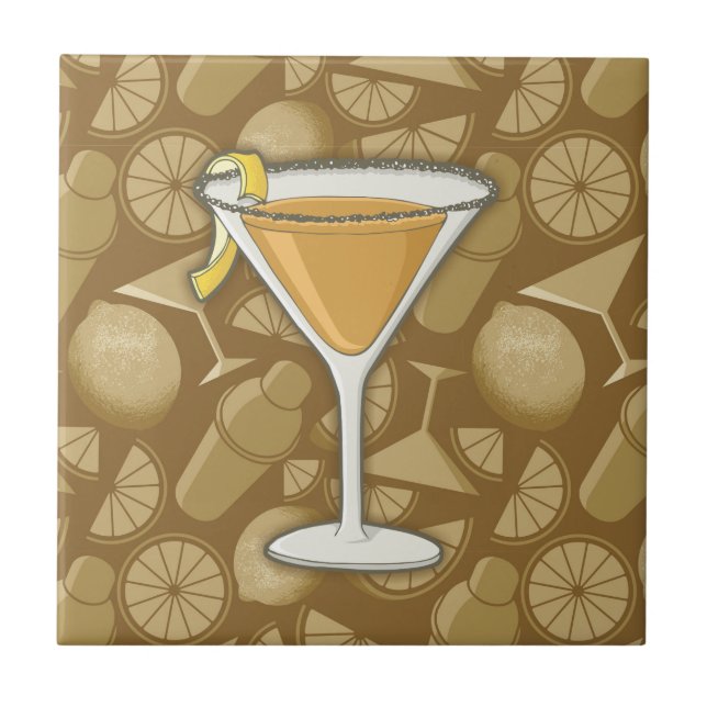 Sidecar cocktail tile (Front)