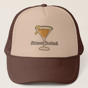 Sidecar cocktail trucker hat