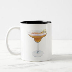 Sidecar Cocktail Two-Tone Coffee Mug
