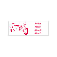 Sidecar motorcycle cartoon illustration 