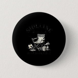 Sideline Social Club Cheer Snack Repeat Soccer Mom 6 Cm Round Badge