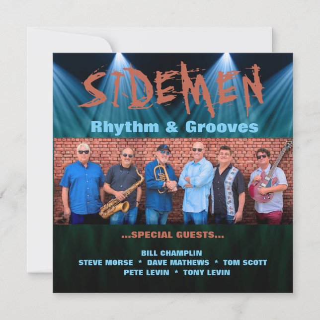 Sidemen Music Band Poster Invitation (Front)