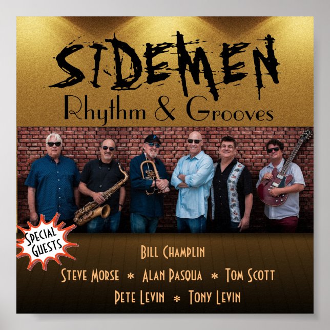 Sidemen Rhythm & Grooves C.D. Cover Poster (Front)
