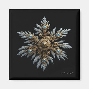 Sidera Flocon - Steampunk artifact - Magnet