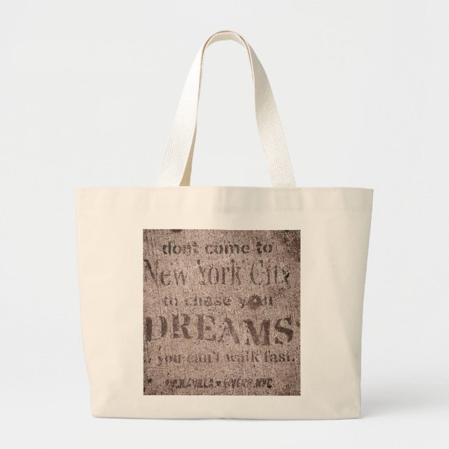 "Sidewalk Dreams-Little Italy, NYC" Tote Bag (Front)