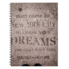 "Sidewalk Dreams" Spiral Photo Notebook