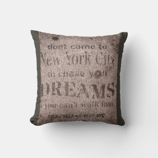 "Sidewalk Dreams" Throw Pillow