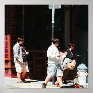 Sidewalk Stop Poster