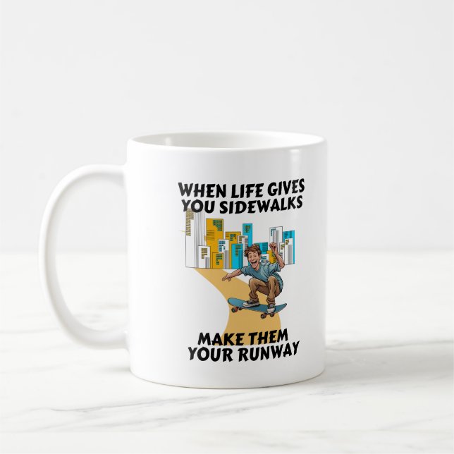 Sidewalks to Runways Coffee Mug (Left)