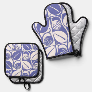 Sidewall Oven Mitt & Pot Holder Set