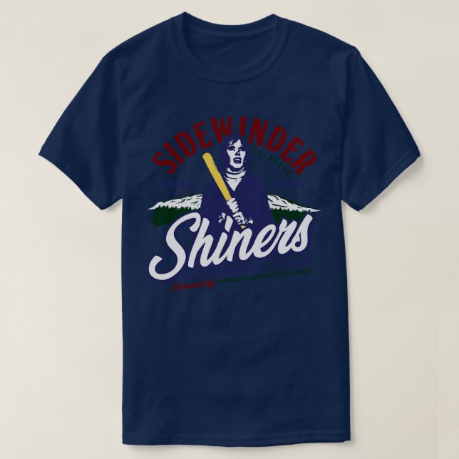 Sidewinder Shiners Baseball T-Shirt (Design Front)