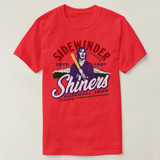 Sidewinder Shiners Baseball T-Shirt (Design Front)
