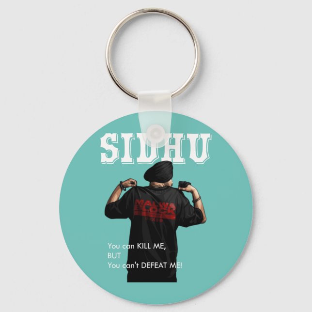 Sidhu Moosewala Desi Merch Punjabi  Pullover  Key Ring (Front)