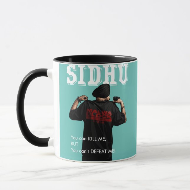 Sidhu Moosewala Desi Merch Punjabi  Pullover  Mug (Left)