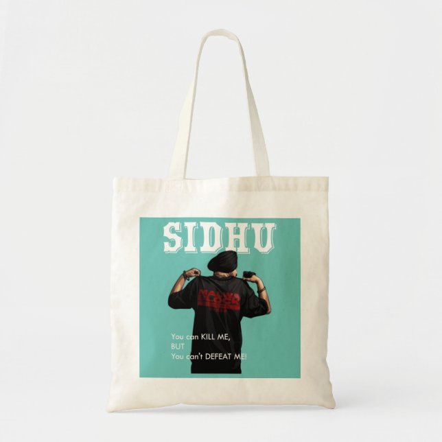 Sidhu Moosewala Desi Merch Punjabi  Pullover  Tote Bag (Front)