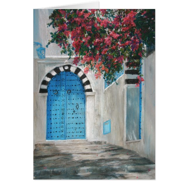 Sidi Bou Blue Door Boganvila (Front)