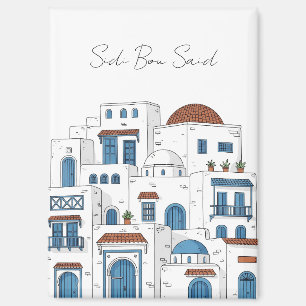 Sidi Bou Said Tunisia Travel Magnet