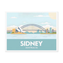 Sidney Australia Opera House Pastel Travel