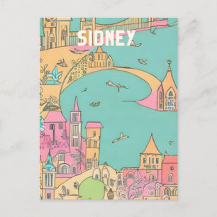 Sidney Australia Postcard