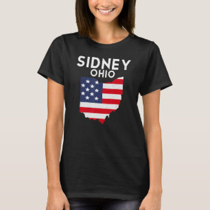 Sidney Ohio USA State America Travel Ohioan T-Shirt