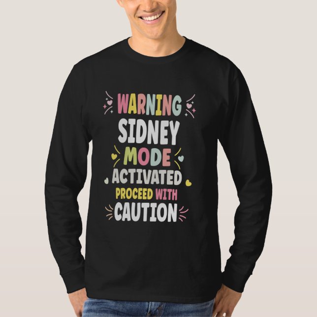 SIDNEY Personalised Women's  Custom SIDNEY T-Shirt (Front)