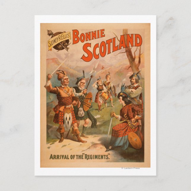 Sidney R. Ellis' Bonnie Scotland Scottish Play 4 Postcard (Front)