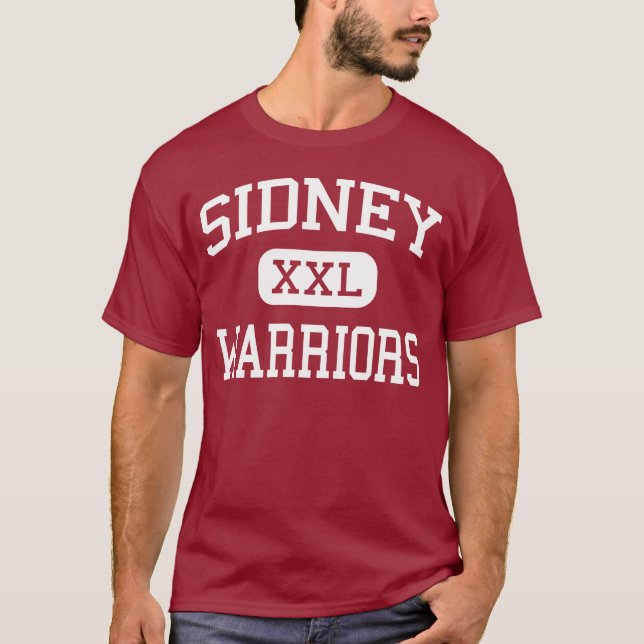 Sidney - Warriors - High School - Sidney New York T-Shirt (Front)