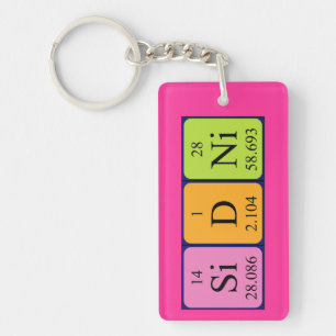 Sidni periodic table name keyring