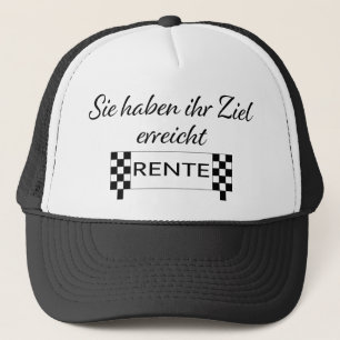 Sie haben ihren Ziel erreicht Rente Trucker Hat